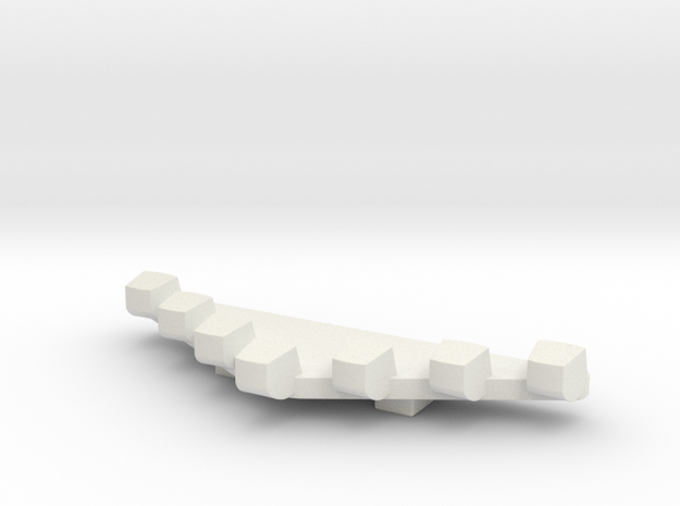 1/64 Light Bar #1 - vector in White Natural Versatile Plastic