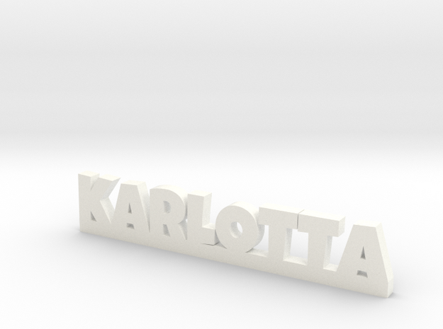 KARLOTTA Lucky in White Processed Versatile Plastic
