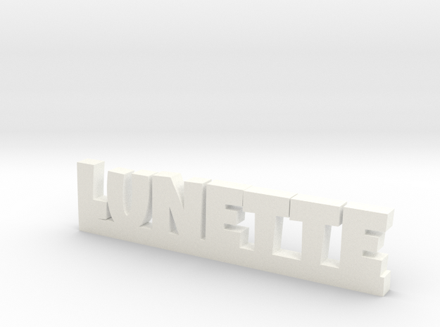LUNETTE Lucky in White Processed Versatile Plastic