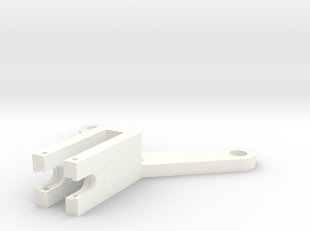 Groove-pulley-truss-a in White Processed Versatile Plastic