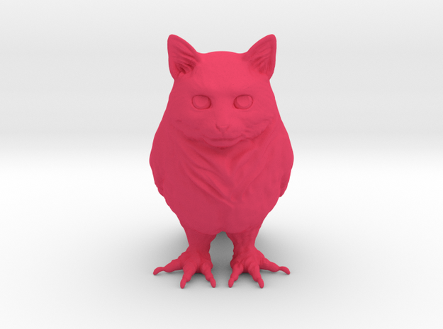 OwlCat in Pink Processed Versatile Plastic: Small