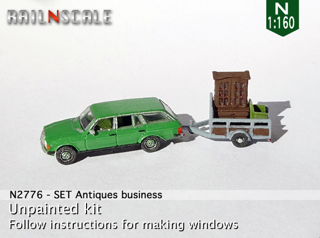 Antiques business (N 1:160) in Tan Fine Detail Plastic