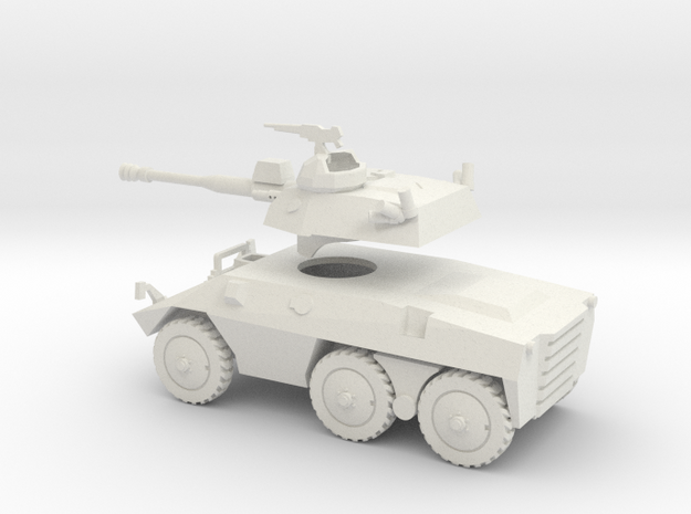 036D EE-9 Cascavel 1/100 with separate turret in White Natural Versatile Plastic