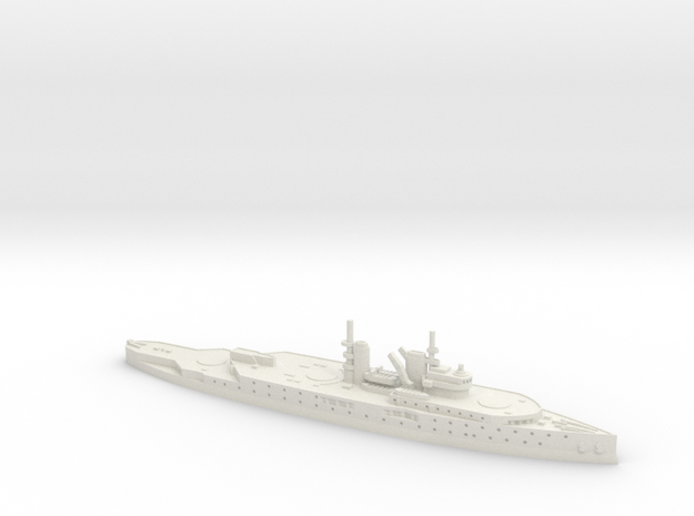 Normandie 1/ 700 (No turrets) in White Natural Versatile Plastic