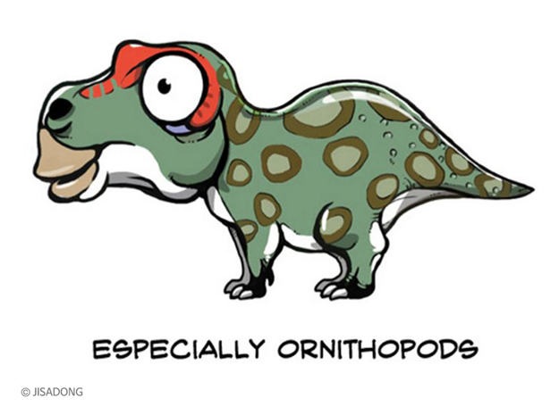 Breedingkit Edmontosaurus in Full Color Sandstone
