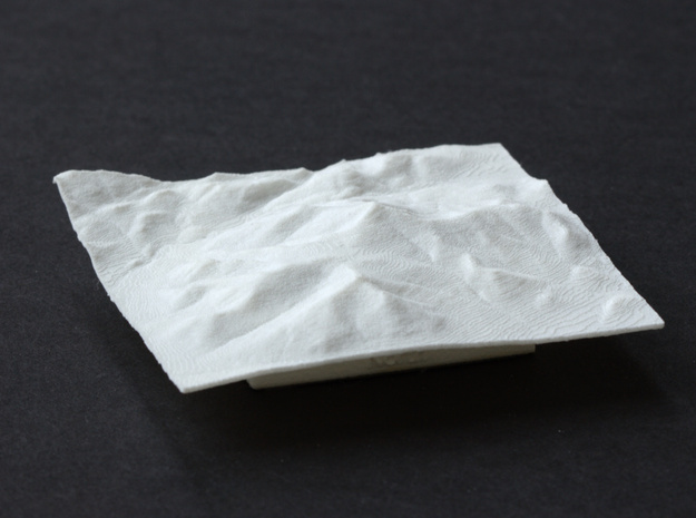3'' Whiteface Mtn., New York, USA in White Natural Versatile Plastic