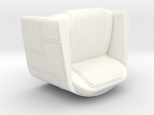 Aero style chair in White Processed Versatile Plastic