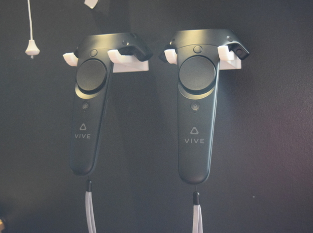 3D Vive Hook - Wall Mount in White Natural Versatile Plastic
