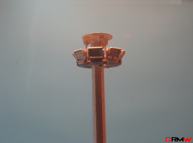 HO/1:87 High Mast Light x2 kit in Tan Fine Detail Plastic