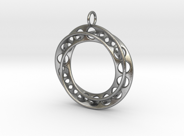 Mobius Band Ø30mm / Enhanced Loop in Natural Silver