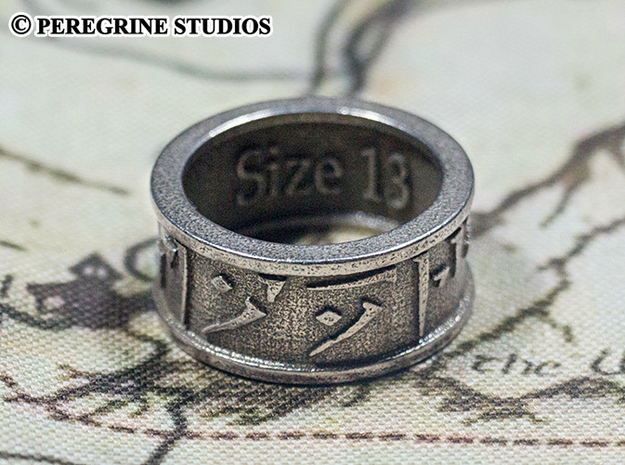 Ring - Forever in Polished Bronzed Silver Steel: 13 / 69