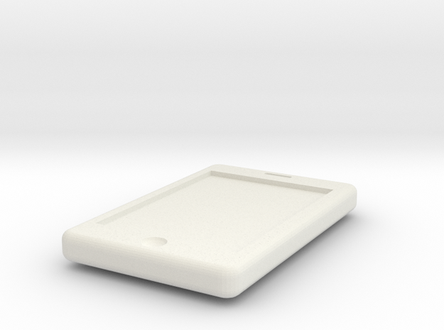 1/10 Scale Apple Iphone in White Natural Versatile Plastic