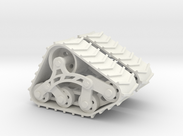 1/24 1/25 Trax offroad treads in White Natural Versatile Plastic