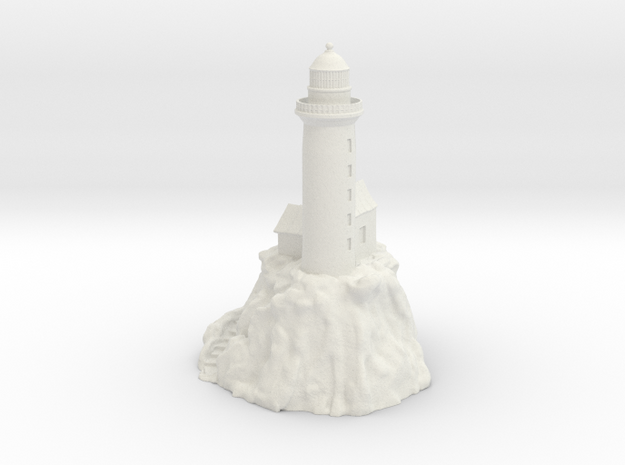 Non-scale Lighthouse in White Natural Versatile Plastic