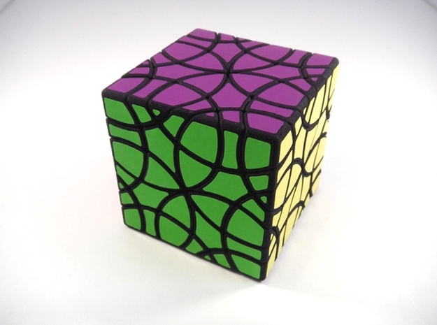 Andromeda Cube in White Natural Versatile Plastic