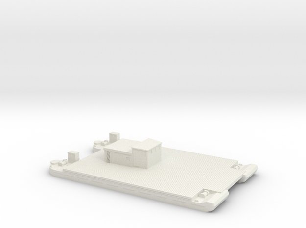 1/350 Siebel Ferry 40 with small deckhouse in White Natural Versatile Plastic