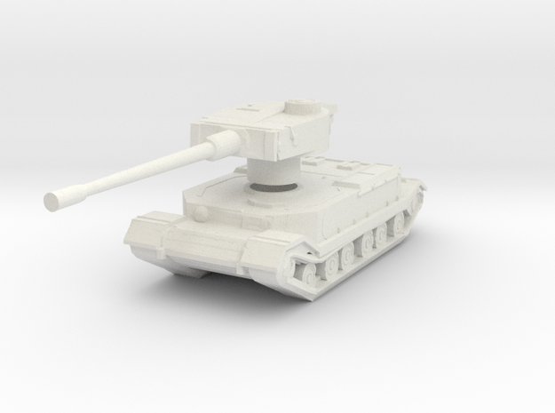 Tiger (P) tank in White Natural Versatile Plastic