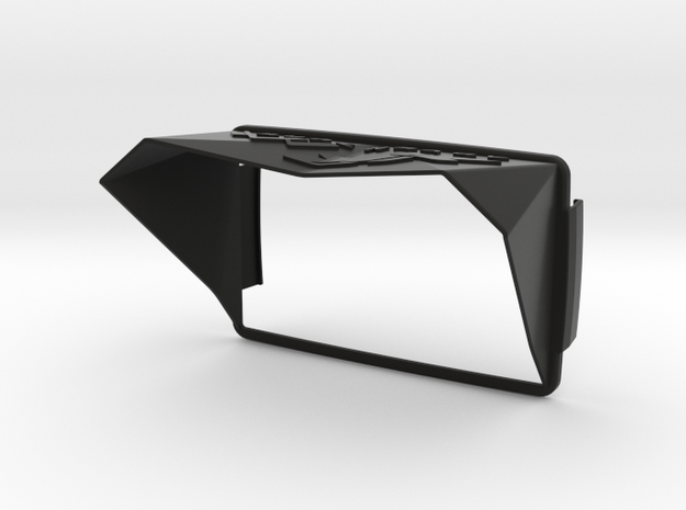 Sunshade (Clip-On) for BMW Navigator 6, XR-Logo in Black Natural Versatile Plastic