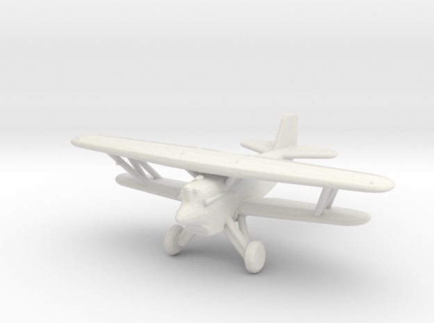 Curtiss F6C 'Hawk' (with wheels) in White Natural Versatile Plastic: 1:200