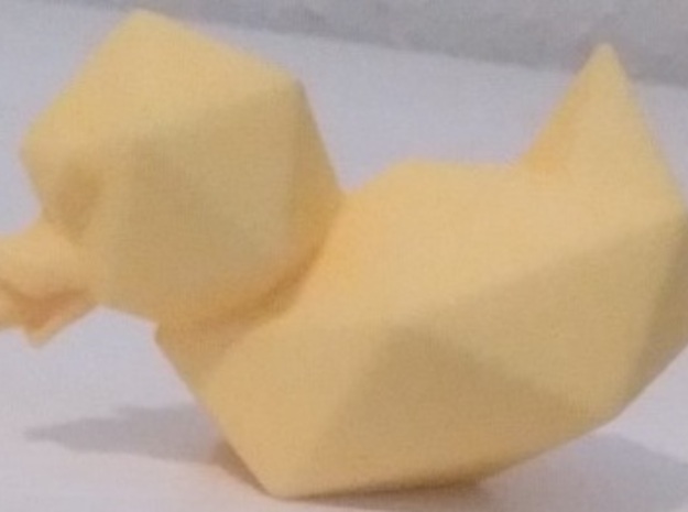 Gunducky in Yellow Processed Versatile Plastic