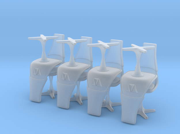 TOS Burke Chair Ver. 2 1:72 Thin -8 in Smooth Fine Detail Plastic