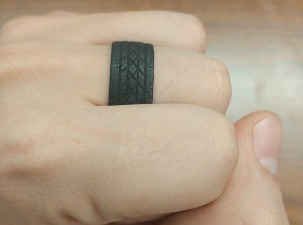 Tire Ring in Black Natural Versatile Plastic: 10 / 61.5