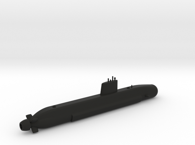 1/700 Barracuda Class Submarine in Black Natural Versatile Plastic
