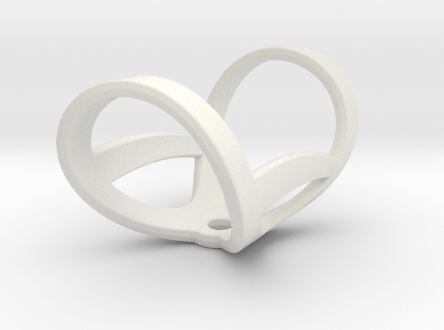 Infinity ring splint 5'' to 6'', length 32 mm in White Natural Versatile Plastic