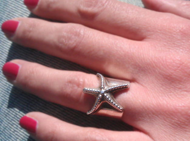 Stella Marina ring in Polished Silver: 7 / 54