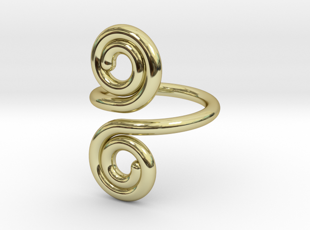 Wrap Ring in 18k Gold Plated Brass