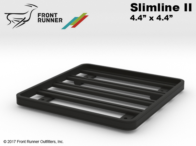 FR10026 Front Runner Rack 4.4x4.4 in Black Natural Versatile Plastic