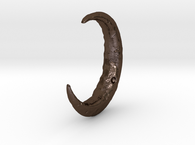 Crescent in Polished Bronze Steel: 1:8