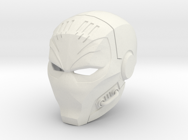 Deathstroke - TheTerminator 2 eyed helmet  in White Natural Versatile Plastic