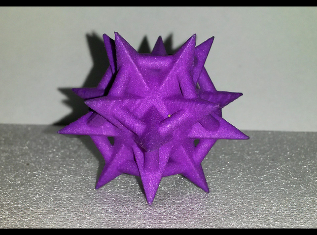 Dodecaspikes in Purple Processed Versatile Plastic