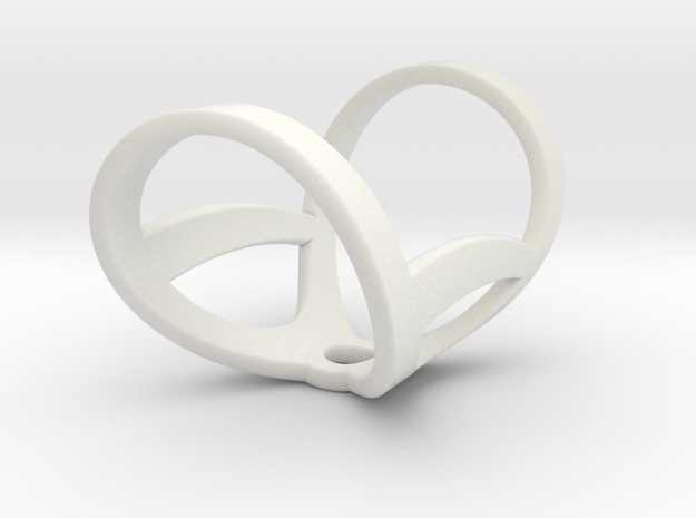 Infinity ring splint 7'' to 8'', length 32 mm in White Natural Versatile Plastic