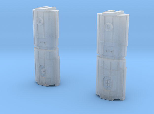 Docking Bay Dual Barrel Things, 1:72 in Smooth Fine Detail Plastic