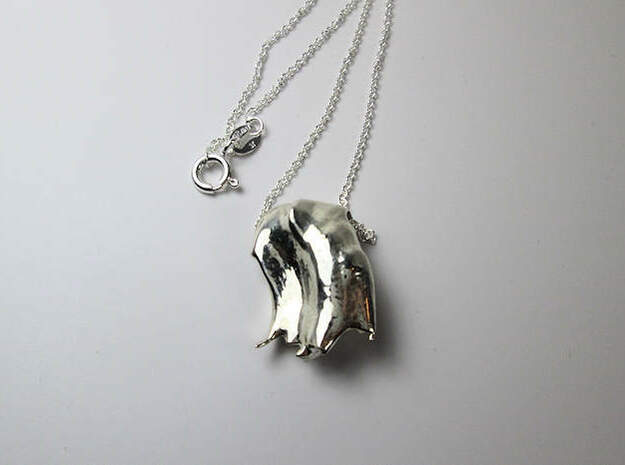 Consciousness Pendant in Polished Silver