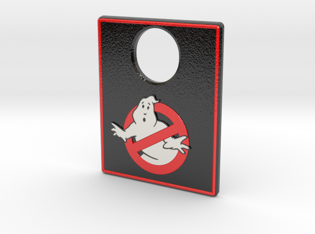 Pinball Plunger Plate - Spooky 5 in Glossy Full Color Sandstone