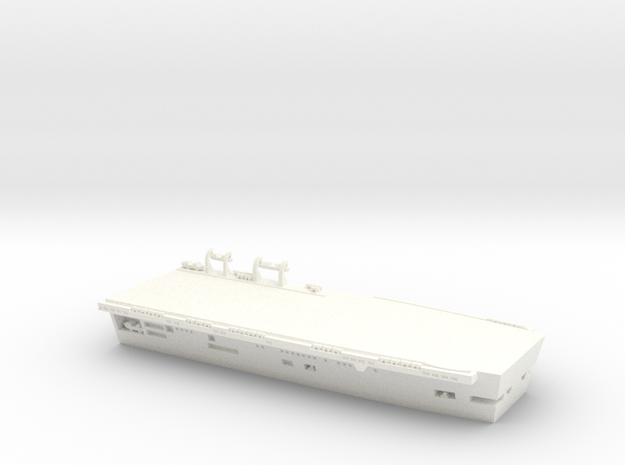 1/600 Scale HMS Invincible Stern in White Processed Versatile Plastic