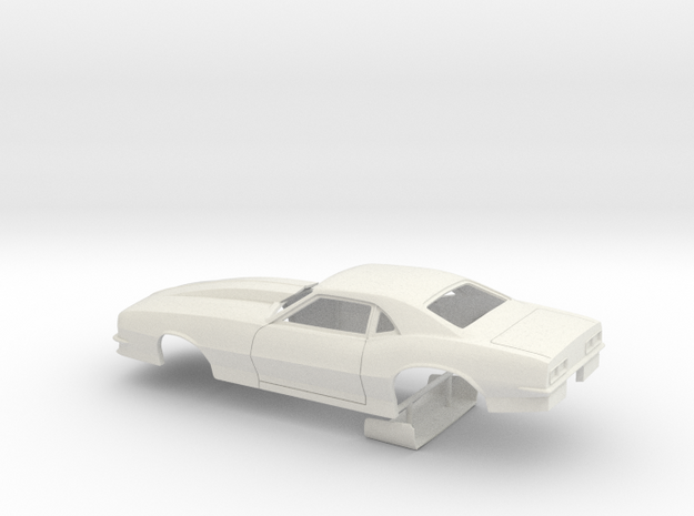 1/25 Pro Mod 68 Camaro in White Natural Versatile Plastic