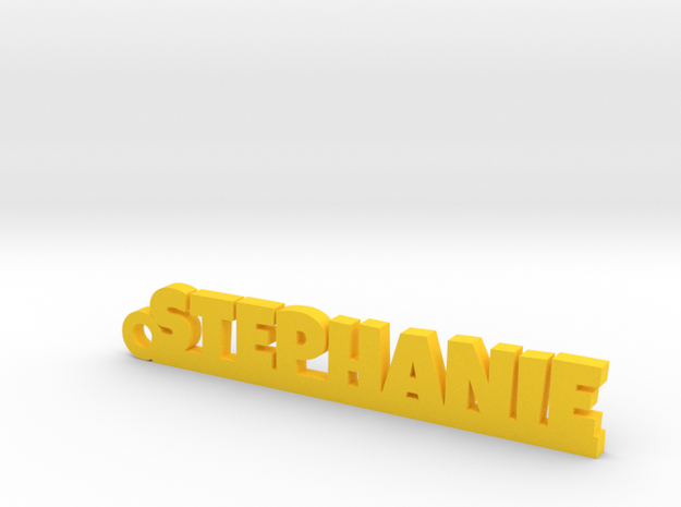 STEPHANIE Keychain Lucky in Yellow Processed Versatile Plastic