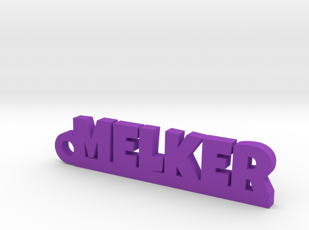 MELKER Keychain Lucky in Purple Processed Versatile Plastic