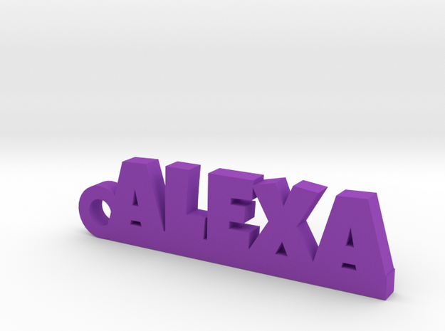 ALEXA Keychain Lucky in Purple Processed Versatile Plastic