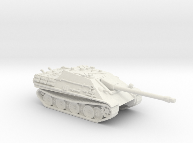Jagdpanther tank (Germany) 1/100 in White Natural Versatile Plastic