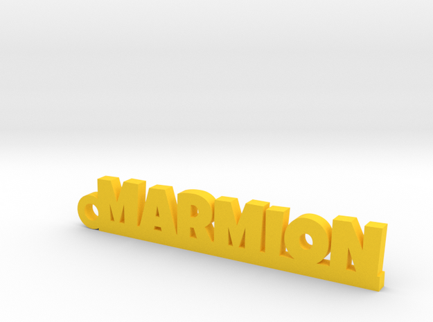 MARMION Keychain Lucky in Yellow Processed Versatile Plastic