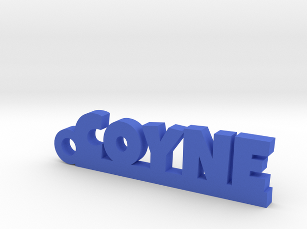 COYNE Keychain Lucky in Blue Processed Versatile Plastic