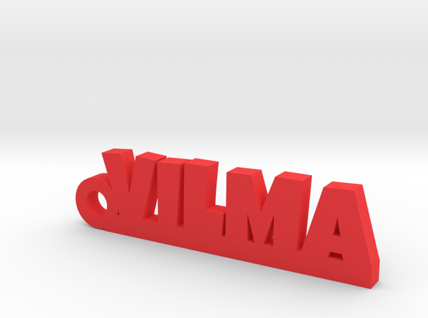 VILMA Keychain Lucky in Red Processed Versatile Plastic