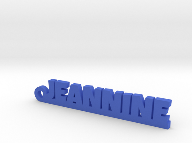 JEANNINE Keychain Lucky in Blue Processed Versatile Plastic
