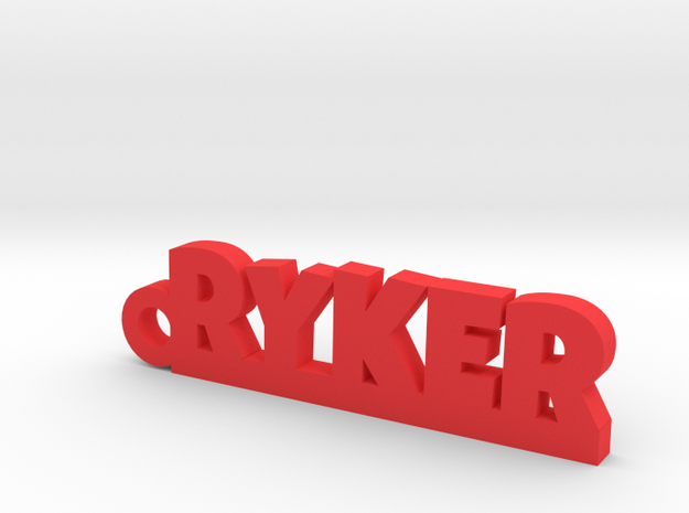 RYKER Keychain Lucky in Red Processed Versatile Plastic