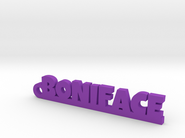 BONIFACE Keychain Lucky in Purple Processed Versatile Plastic